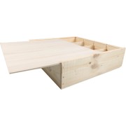 Caisse à Vin avec Couvercle Coulissant 