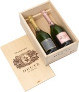 Champagne Deutz - Brut Classic & Brut Rosé en Boîte Cadeau - 2 x 0.75L
