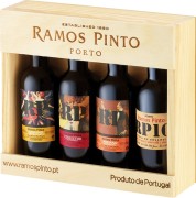 Ramos Pinto - Sélection de Dégustation en Coffret Bois - 4 x 0.09L