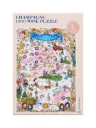Water & Wines - Puzzle Région du Vin Champagne - 1000 Pièces de Puzzle